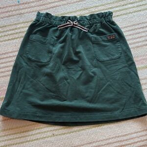 Kids Green Casual Skirt